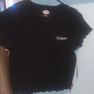 Dickies black crop top